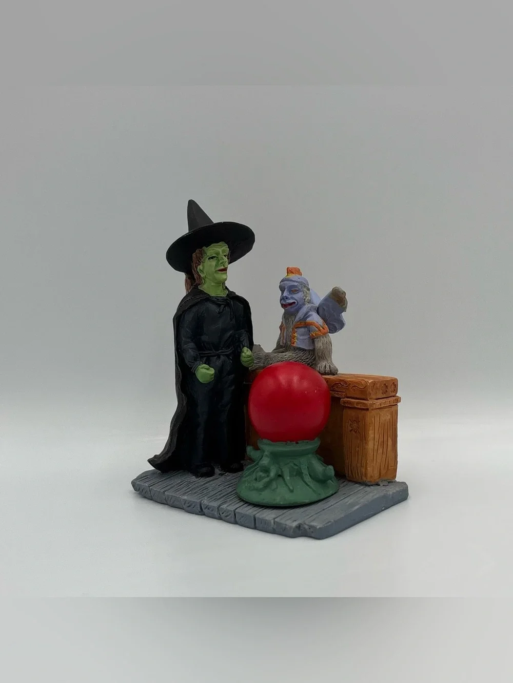 RARE Vintage Wizard Of Oz Wicked Witch & Winged Monkey + Tin Man & Lion Toy Lot